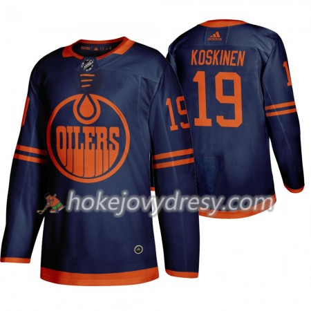Pánské Hokejový Dres Edmonton Oilers Mikko Koskinen 19 Adidas 2019-2020 Modrý Authentic